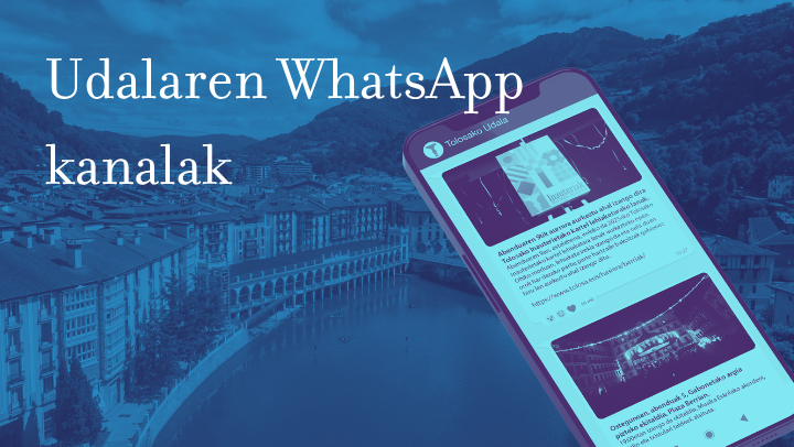 Tolosako Udala WhatsApp kanala